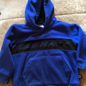 Old navy fleece logo hoodie